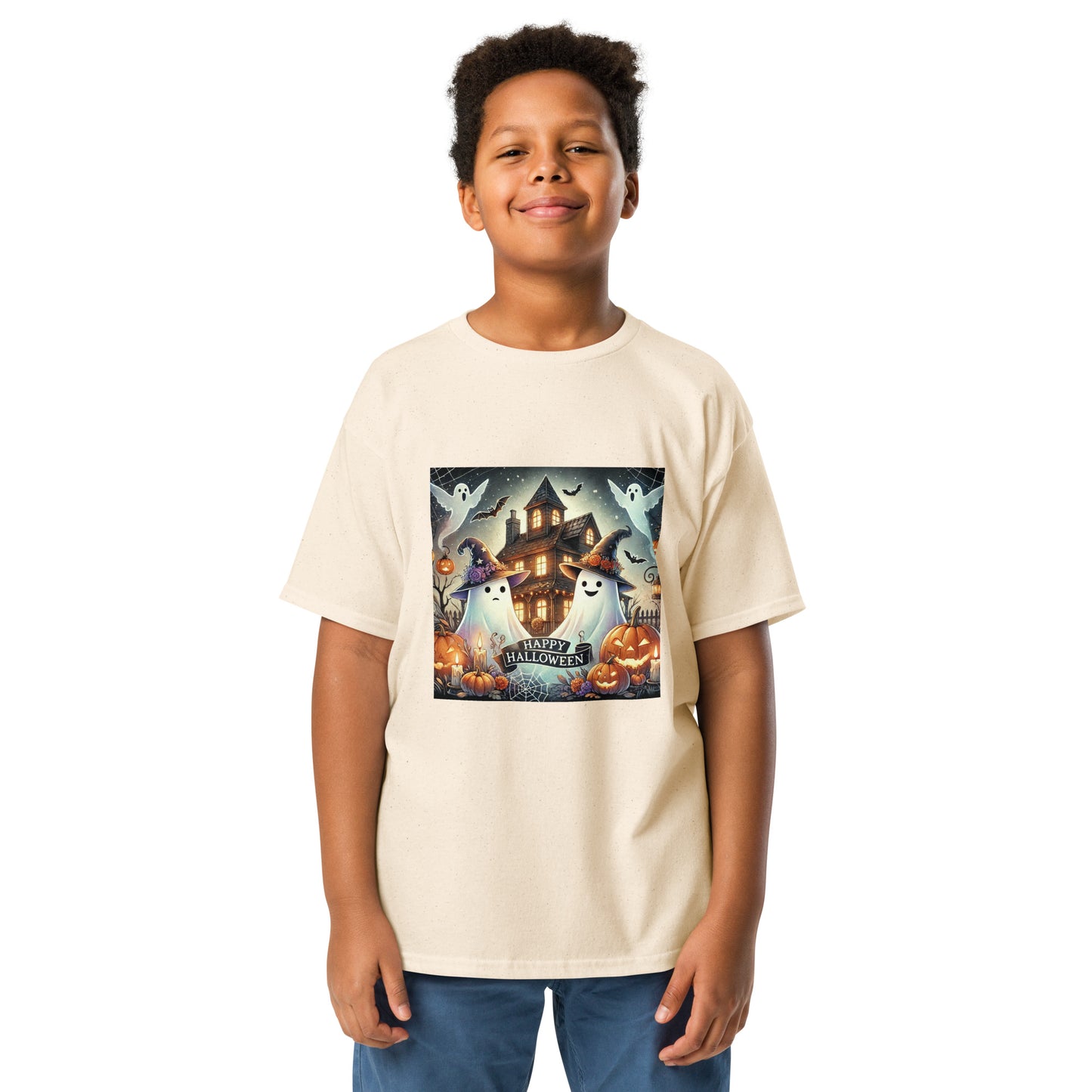Halloween Spooky Ghosts Youth T-shirt