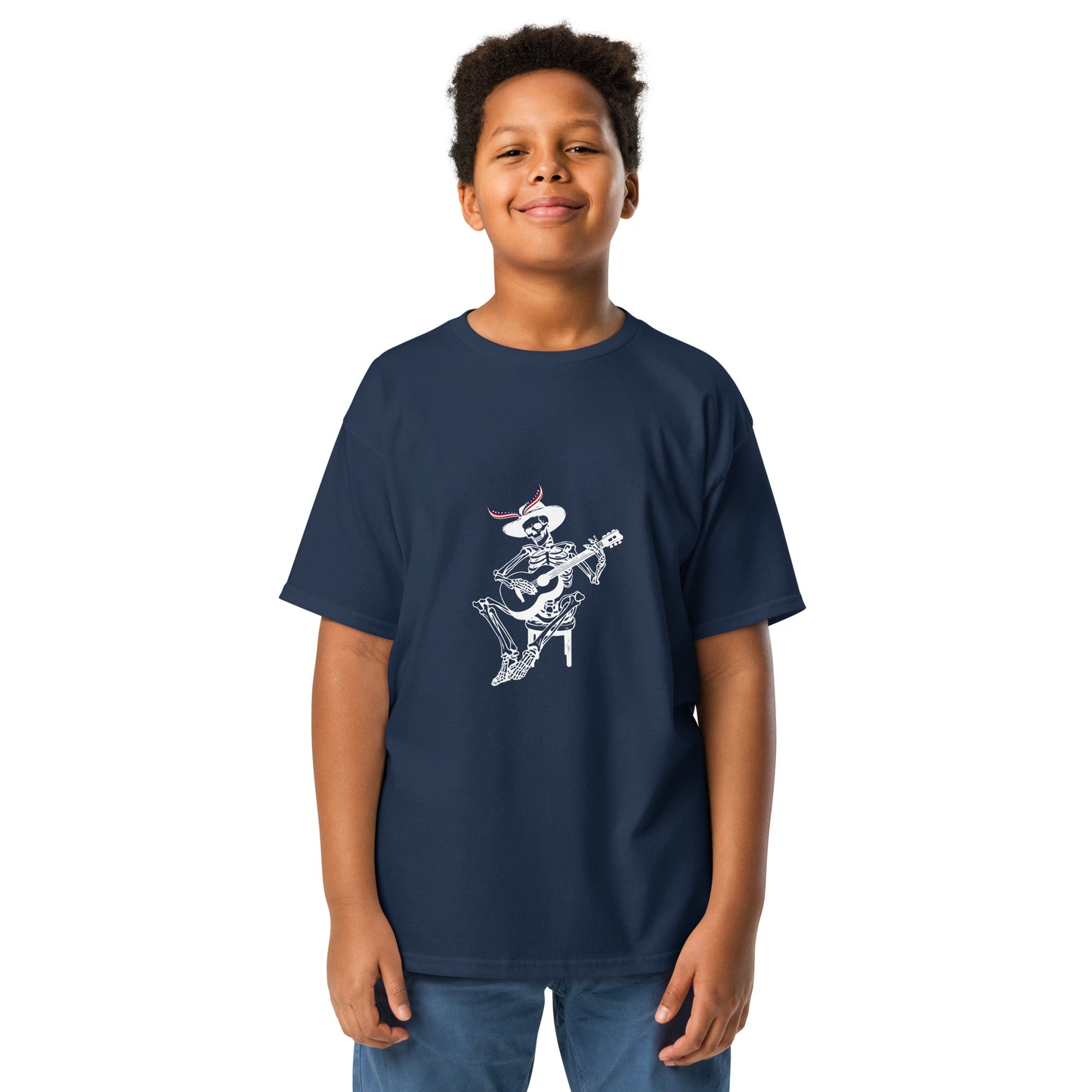 Country Music Skeleton Youth T-shirt