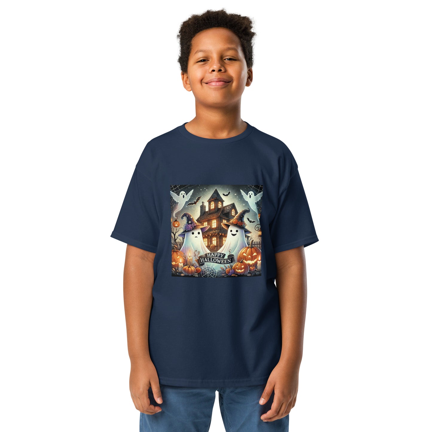 Halloween Spooky Ghosts Youth T-shirt