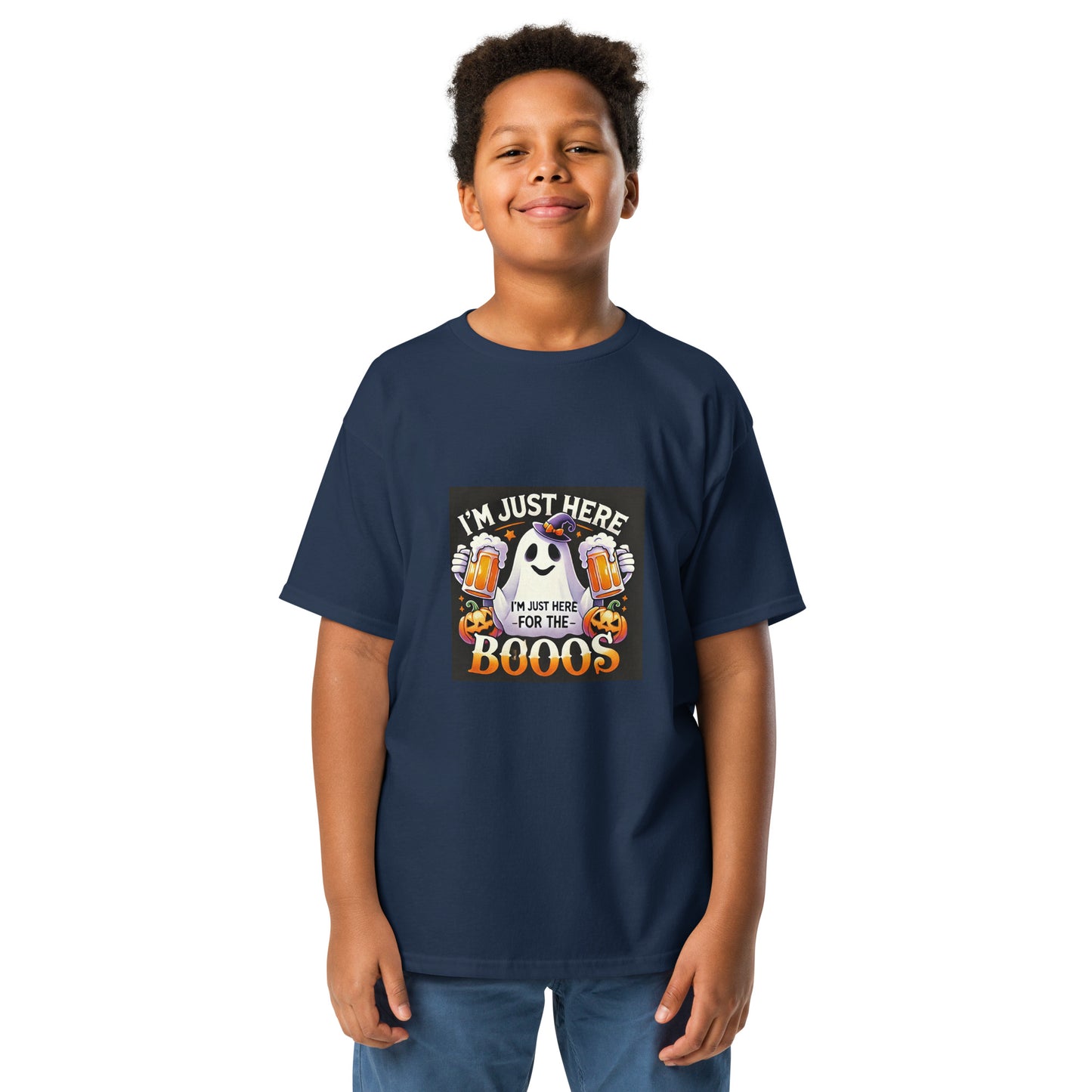I am just here for the Boos Youth T-shirt