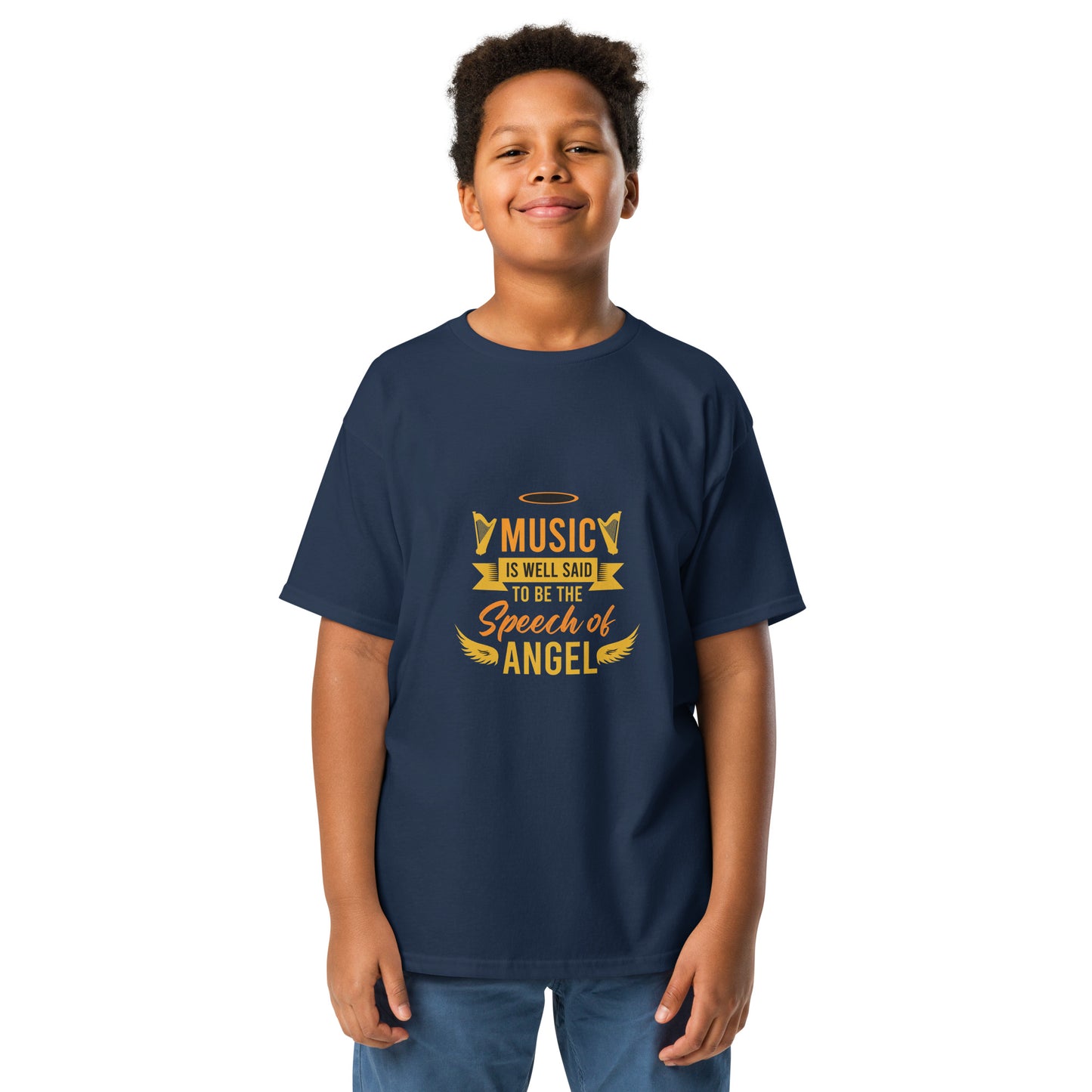Music Is Well Said To Be The Speech of Angel Youth T-shirt