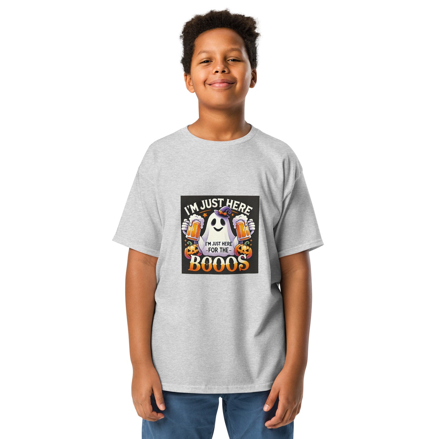 I am just here for the Boos Youth T-shirt