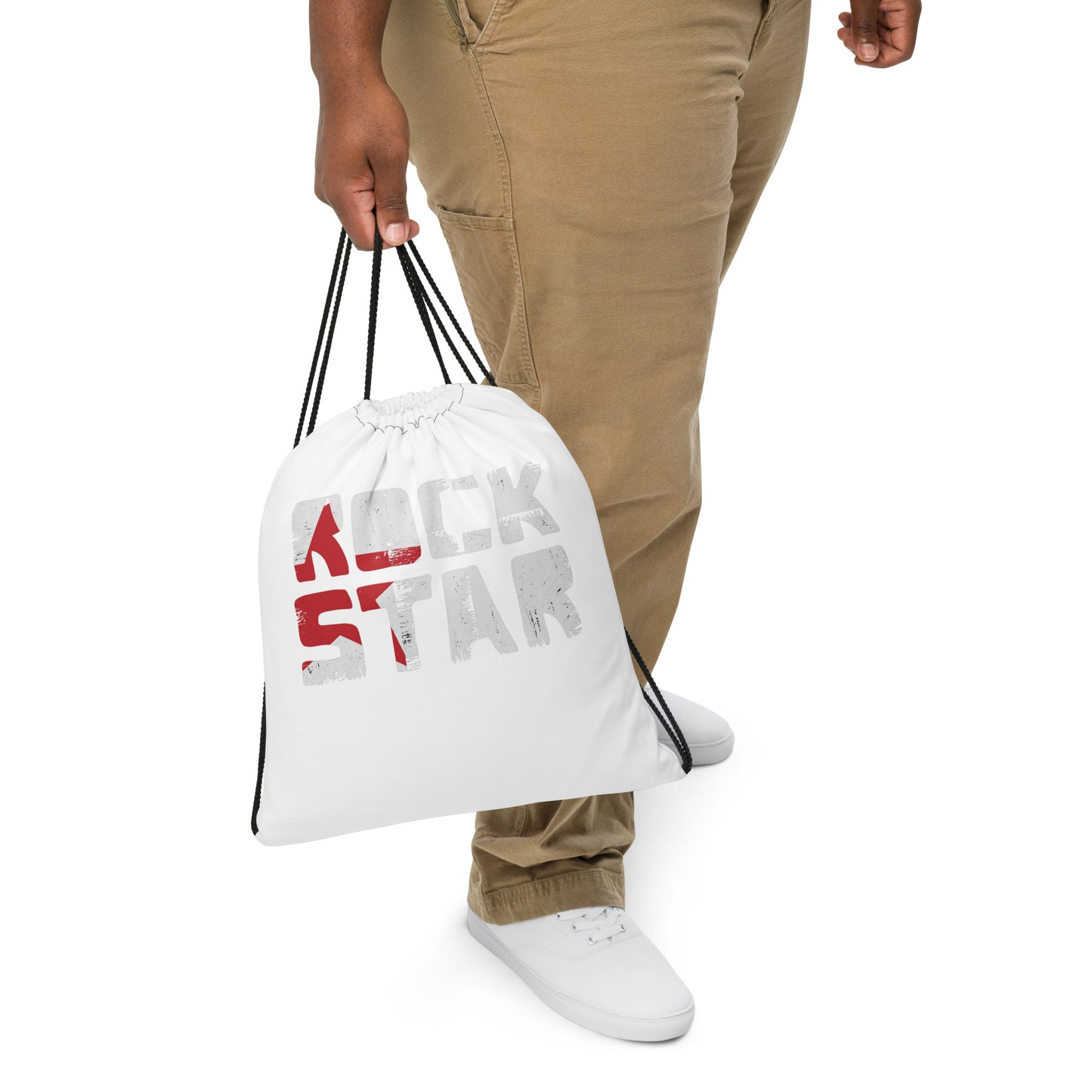 Rock Star Drawstring Bag