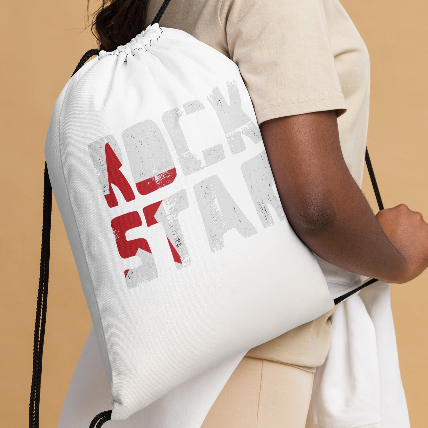 Rock Star Drawstring Bag