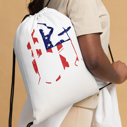 American Drummer Drawstring Bag