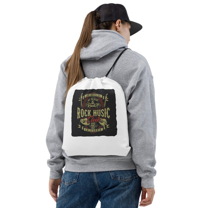 Are You Ready To Rock Drawstring Bag