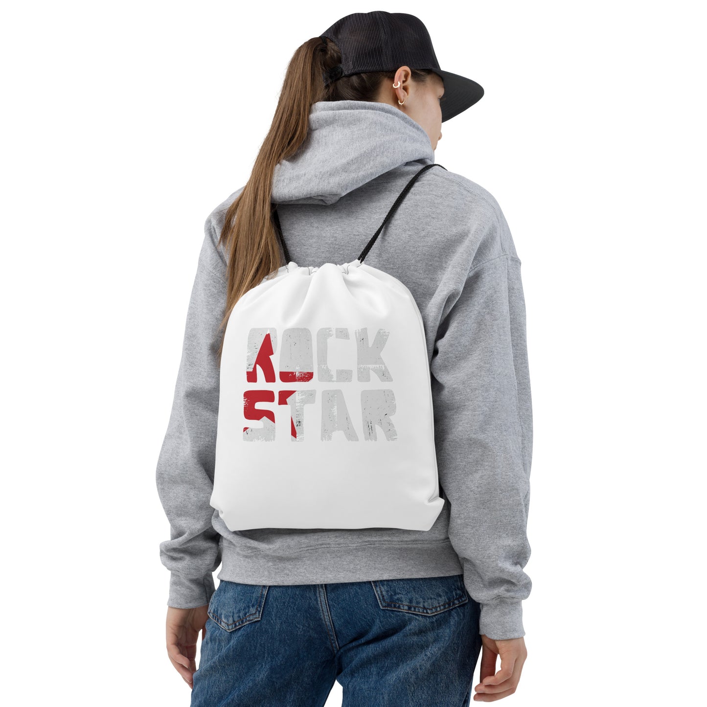 Rock Star Drawstring Bag