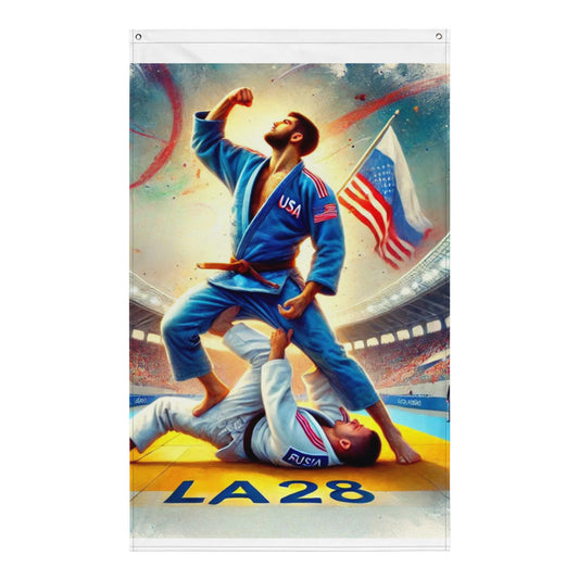 LA28 - Team USA Judo Men Flag