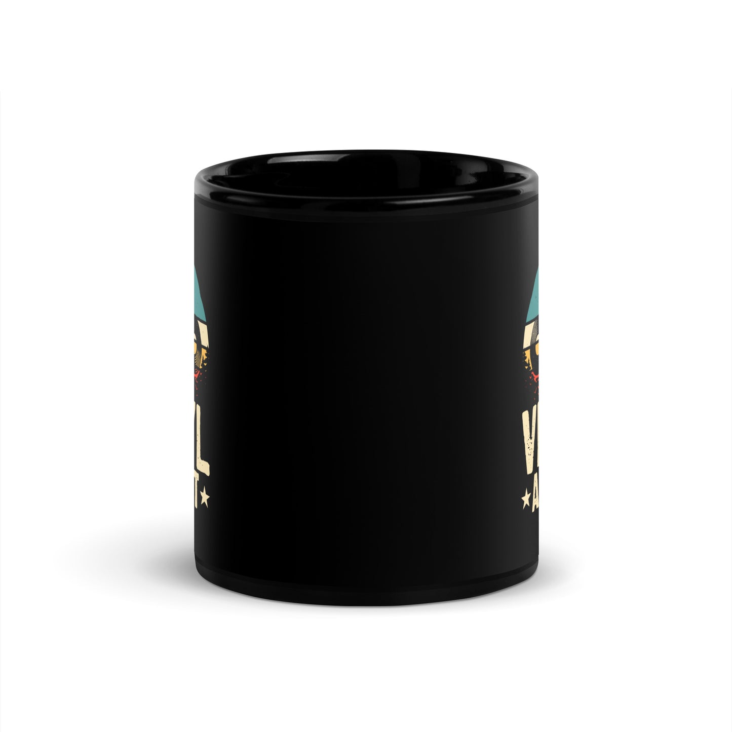 Vinyl Addict Black Mug