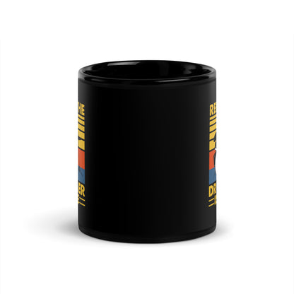 Relax The Drummer Is Here Black Mug
