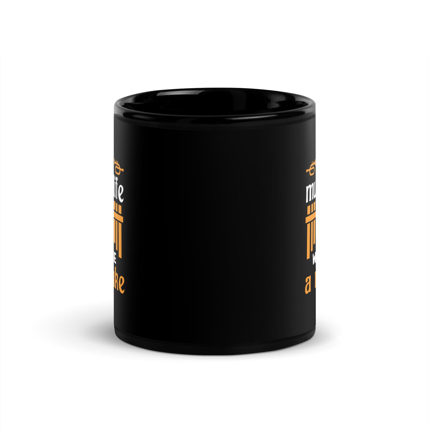 Without Music, Life Would Be A Mistake Black Mug