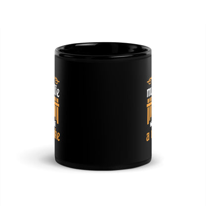 Without Music, Life Would Be A Mistake Black Mug