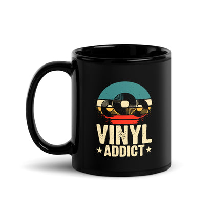 Vinyl Addict Black Mug