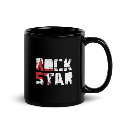 Rock Star Black Mug