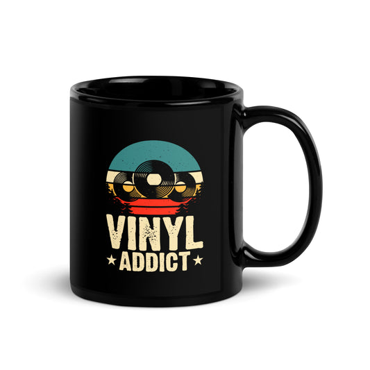 Vinyl Addict Black Mug