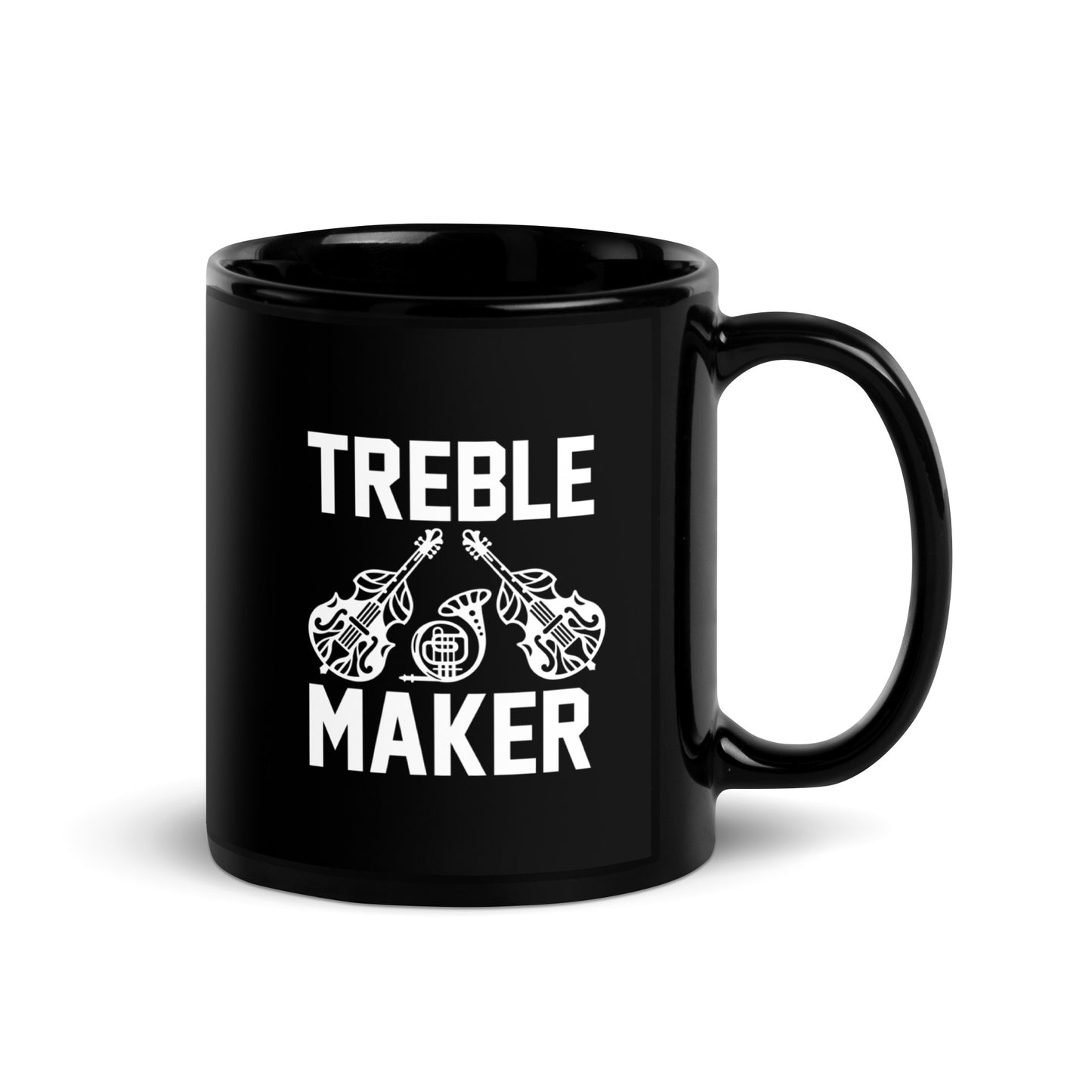 Treble Maker Black Mug