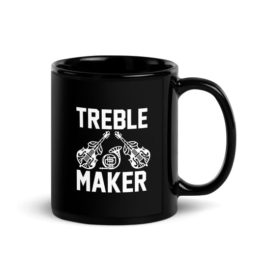 Treble Maker Black Mug
