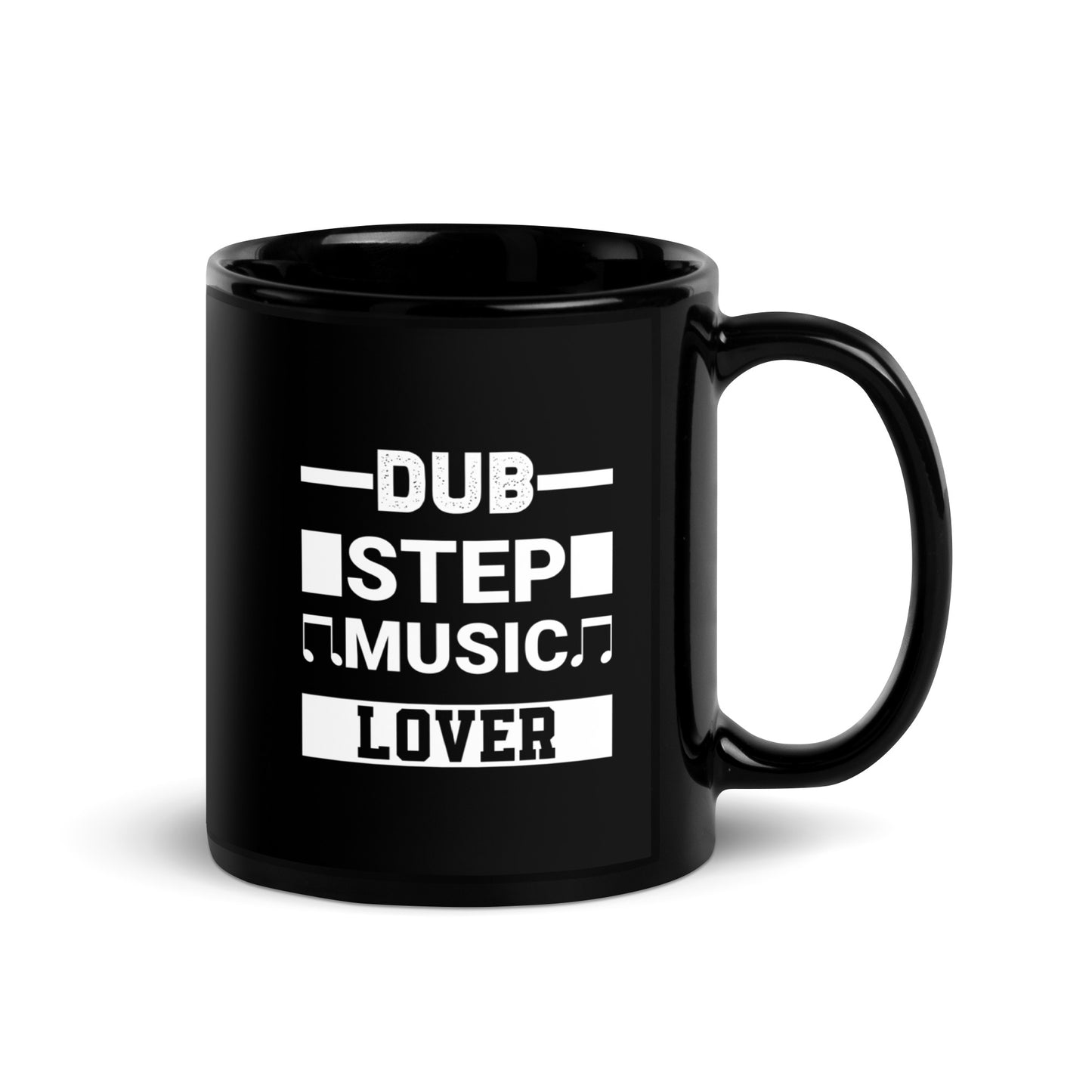 Dubstep Music Lover Black Mug
