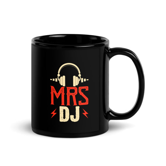 Mrs. DJ Black Mug