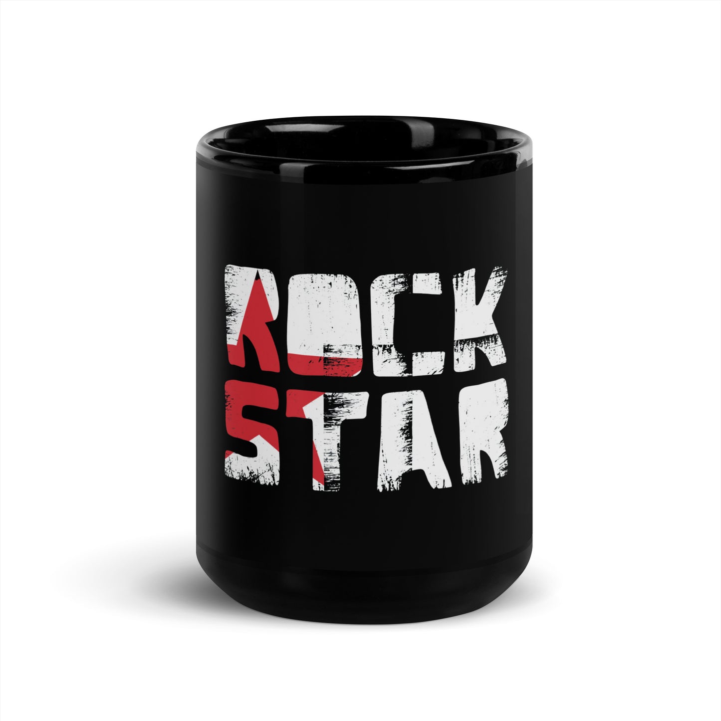 Rock Star Black Mug