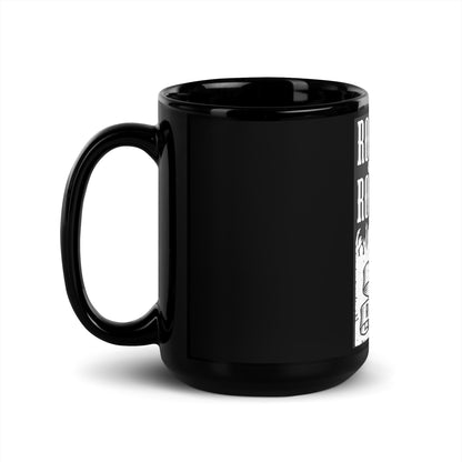 Live Fast Rock Harder Black Mug
