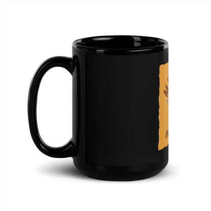 My Music My Rules Black Mug