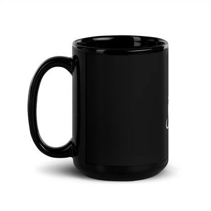 Keep Calm and Music Love Black Mug