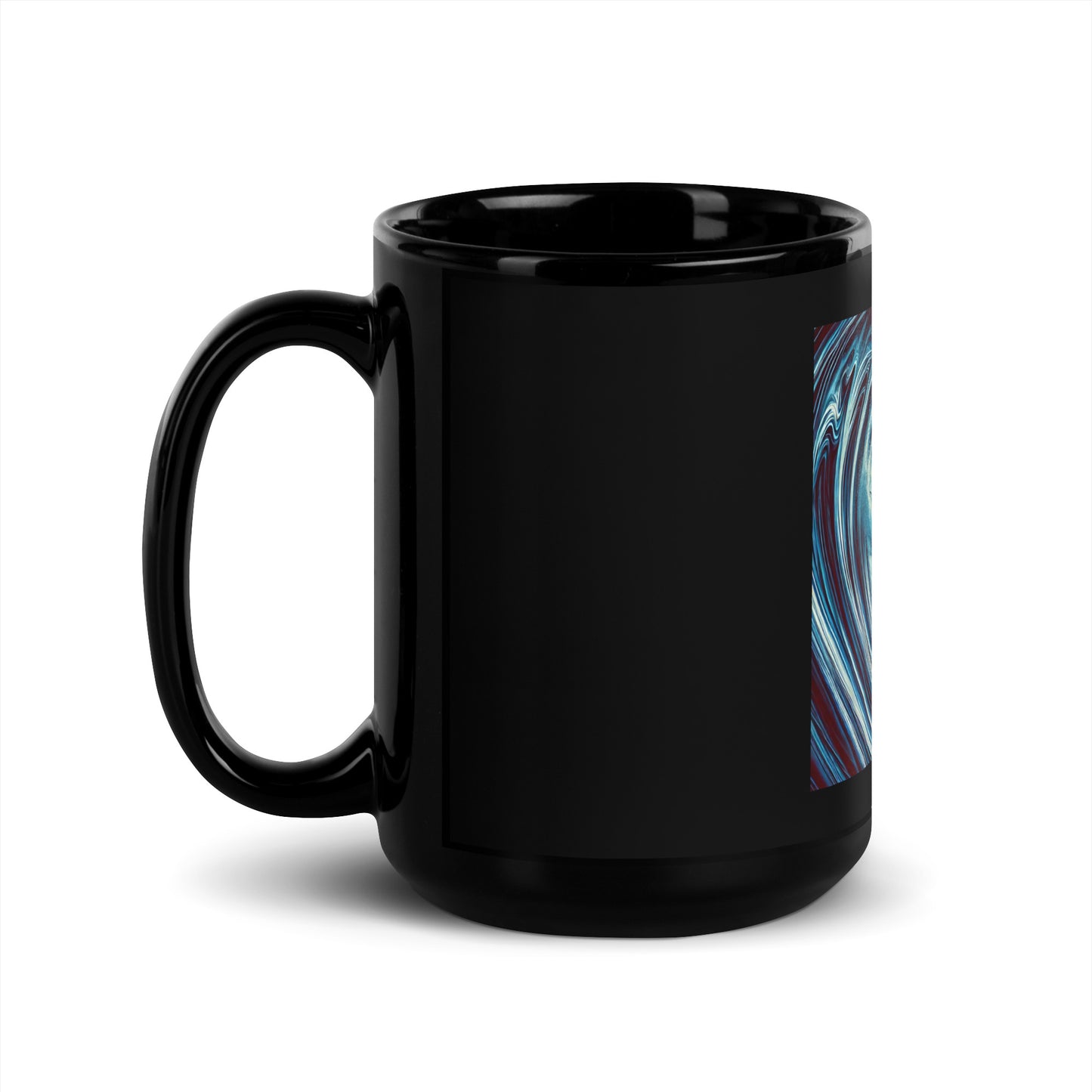 LA28 Team USA Surfer Art Print Black Mug