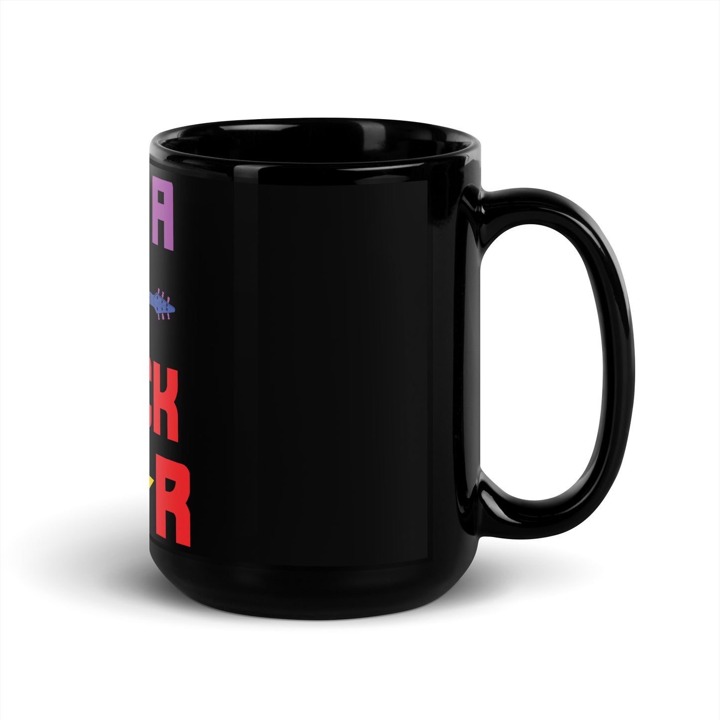 I Am Rockstar Black Mug