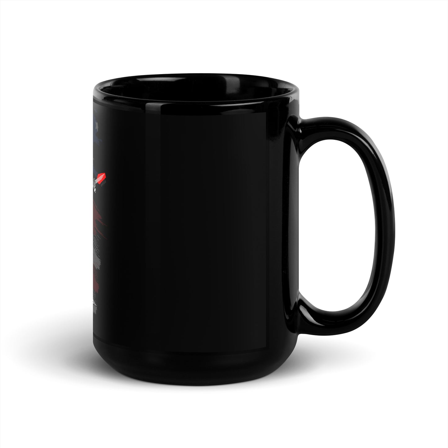 American Guitarist Skeleton Black Mug