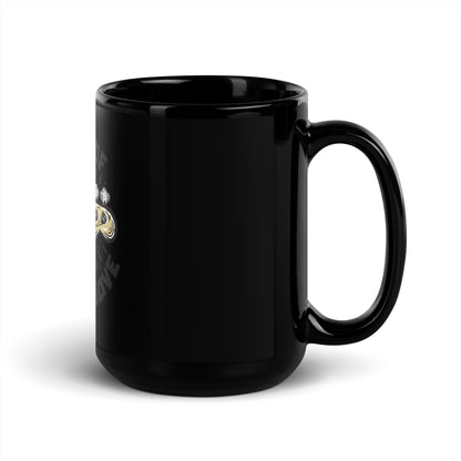 In Charge of the Groove Black Mug