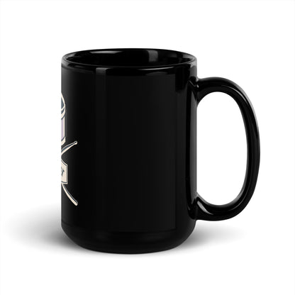 Drummer Idol Black Mug