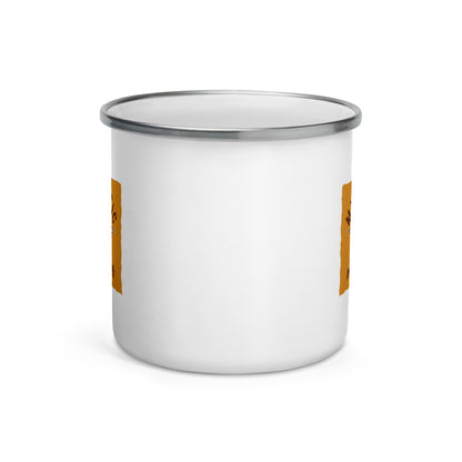 My Music My Rules Enamel Mug