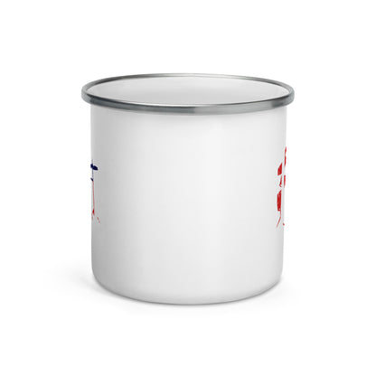 American Drummer Enamel Mug