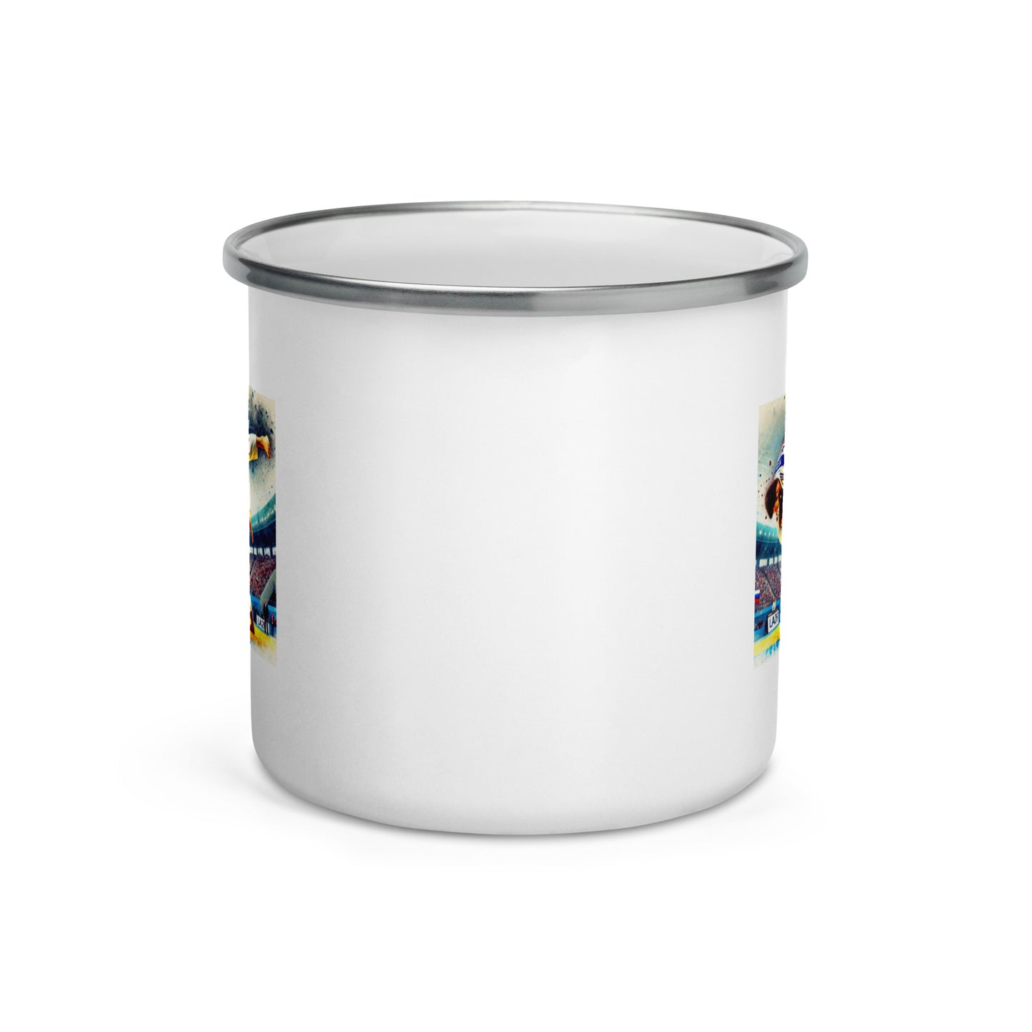 LA28 - Team USA Judo Men | Southern California Art Enamel Mug