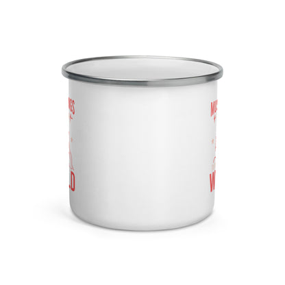 Music Brings Harmony to the World Enamel Mug
