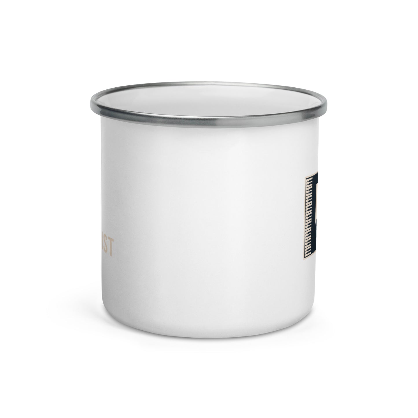 Pianist Enamel Mug