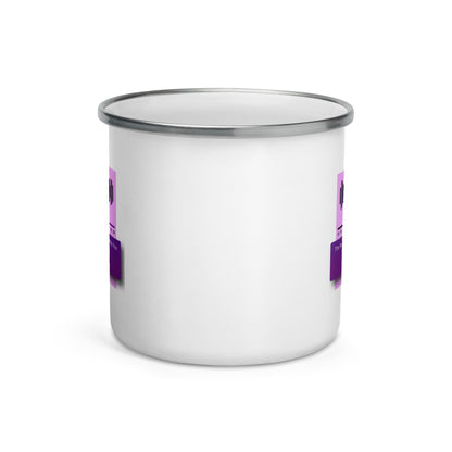 The Music Sounds Better With You Enamel Mug