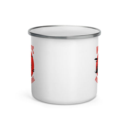 Without Music, Life Would Be A Mistake Girl Enamel Mug