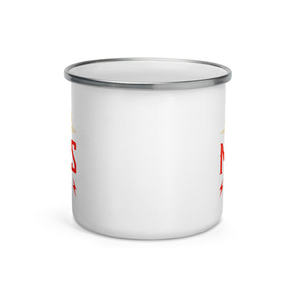 Mrs. DJ Enamel Mug