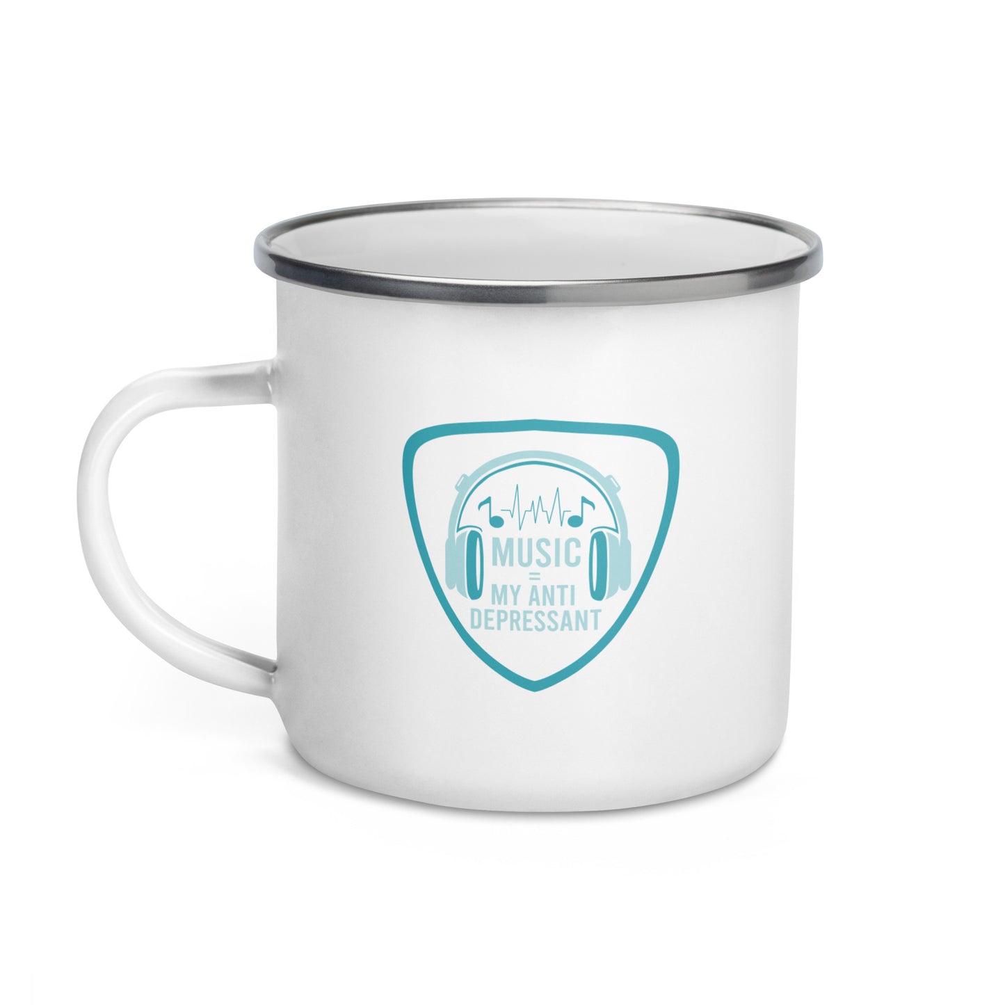 Music is my Anti Depressant Enamel Mug