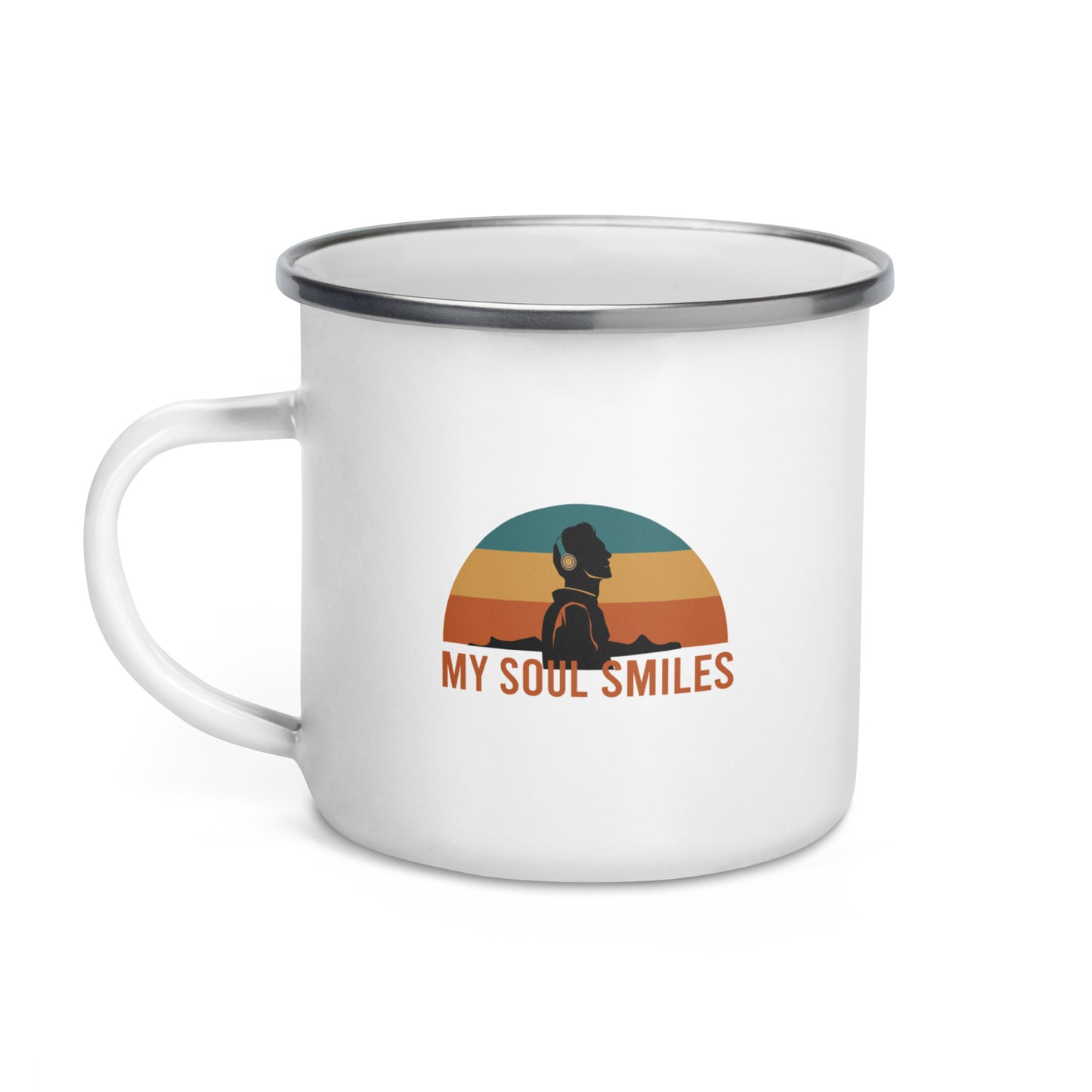 My Soul Smiles Enamel Mug