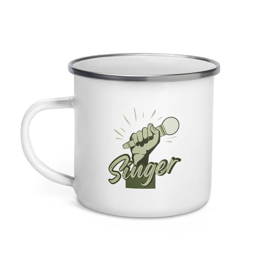 Singer Enamel Mug