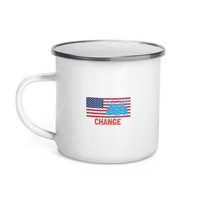 Music Can Change The World Enamel Mug