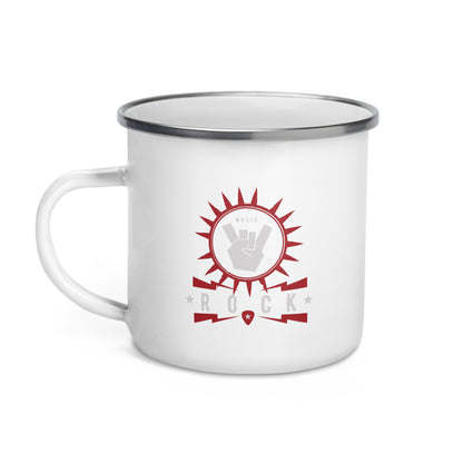 Music Rock Enamel Mug