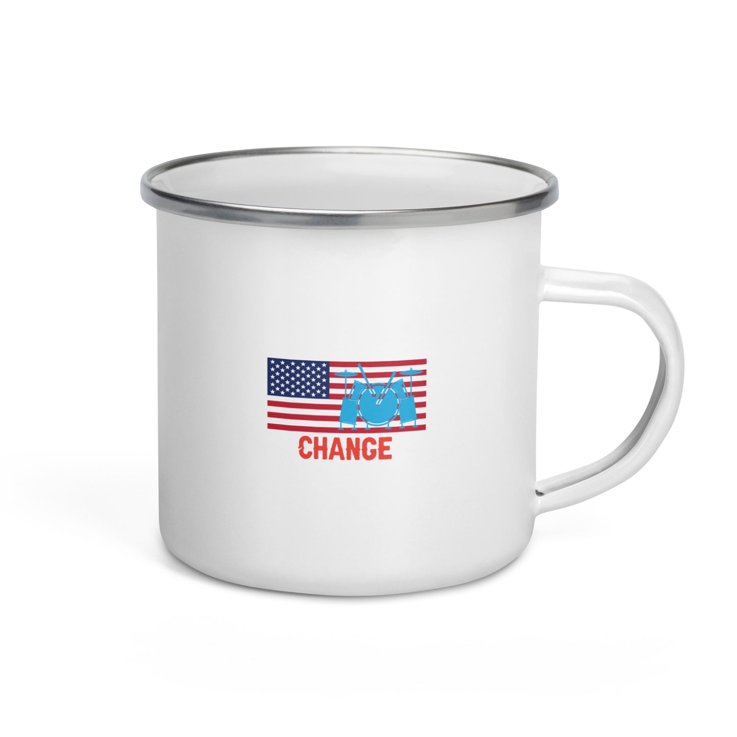 Music Can Change The World Enamel Mug