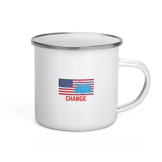 Music Can Change The World Enamel Mug