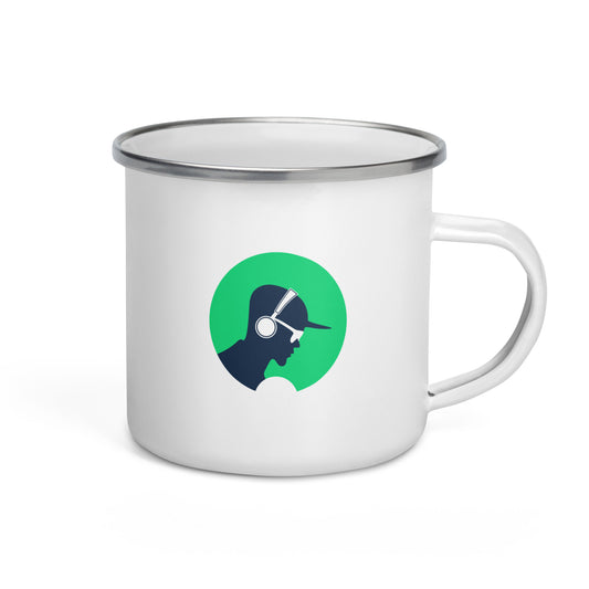 Everything But Music Enamel Mug