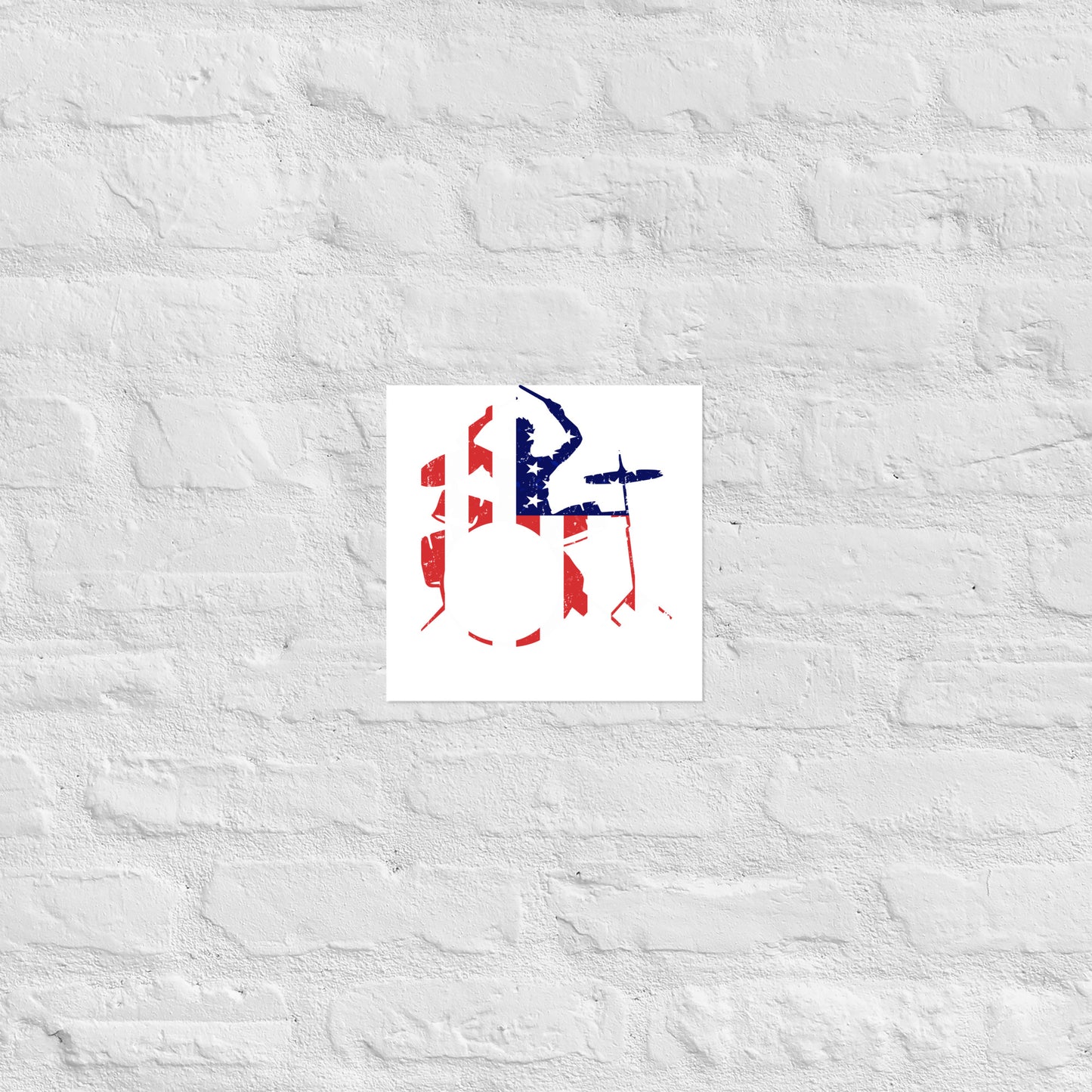 American Drummer Poster