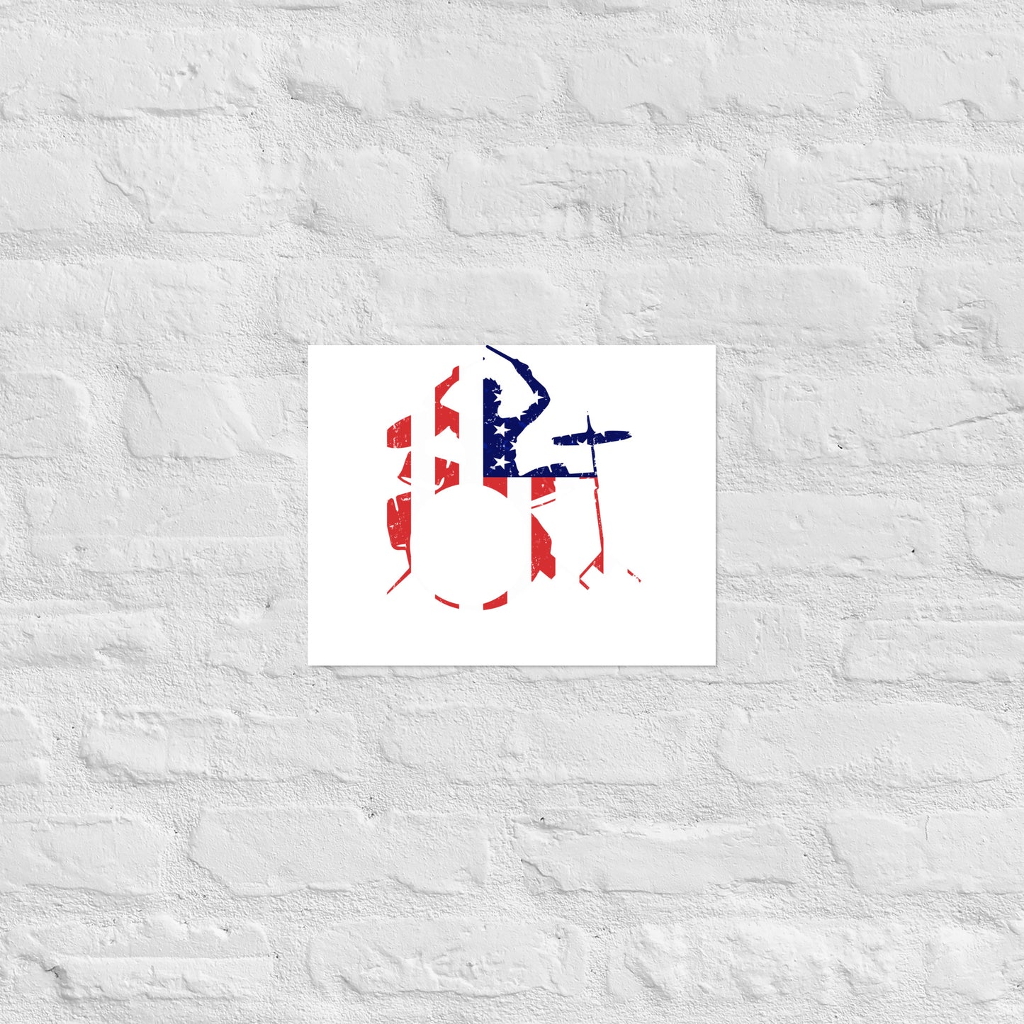 American Drummer Poster